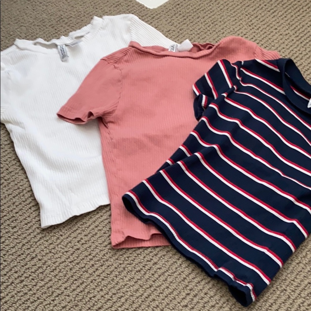 3 crop tops